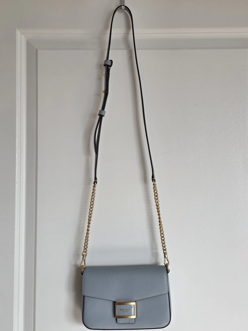 Kate Spade Katy Medium Leather Shoulder Bag in Ocean Beach